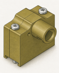 Low Profile 90° D-Sub Backshell (side-entry)